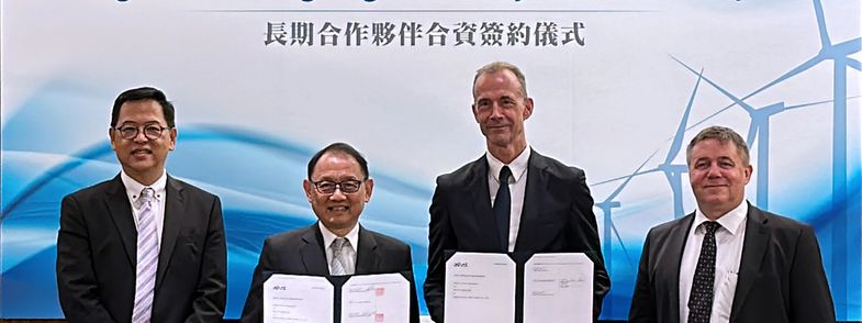 NKT and Walsn signing contract in Taiwan